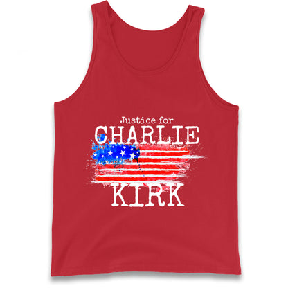 Justice For Charlie Kirk Tank Top