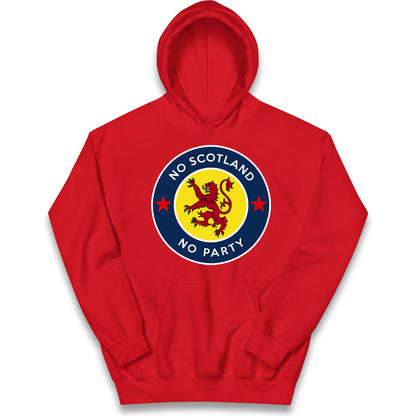 No Scotland No Party Kids Hoodie