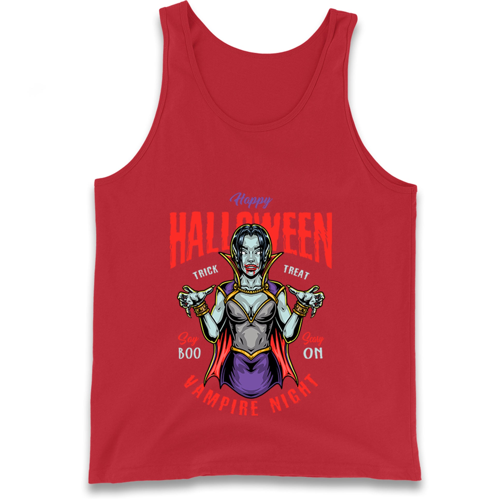 Halloween Vampire Tank Top