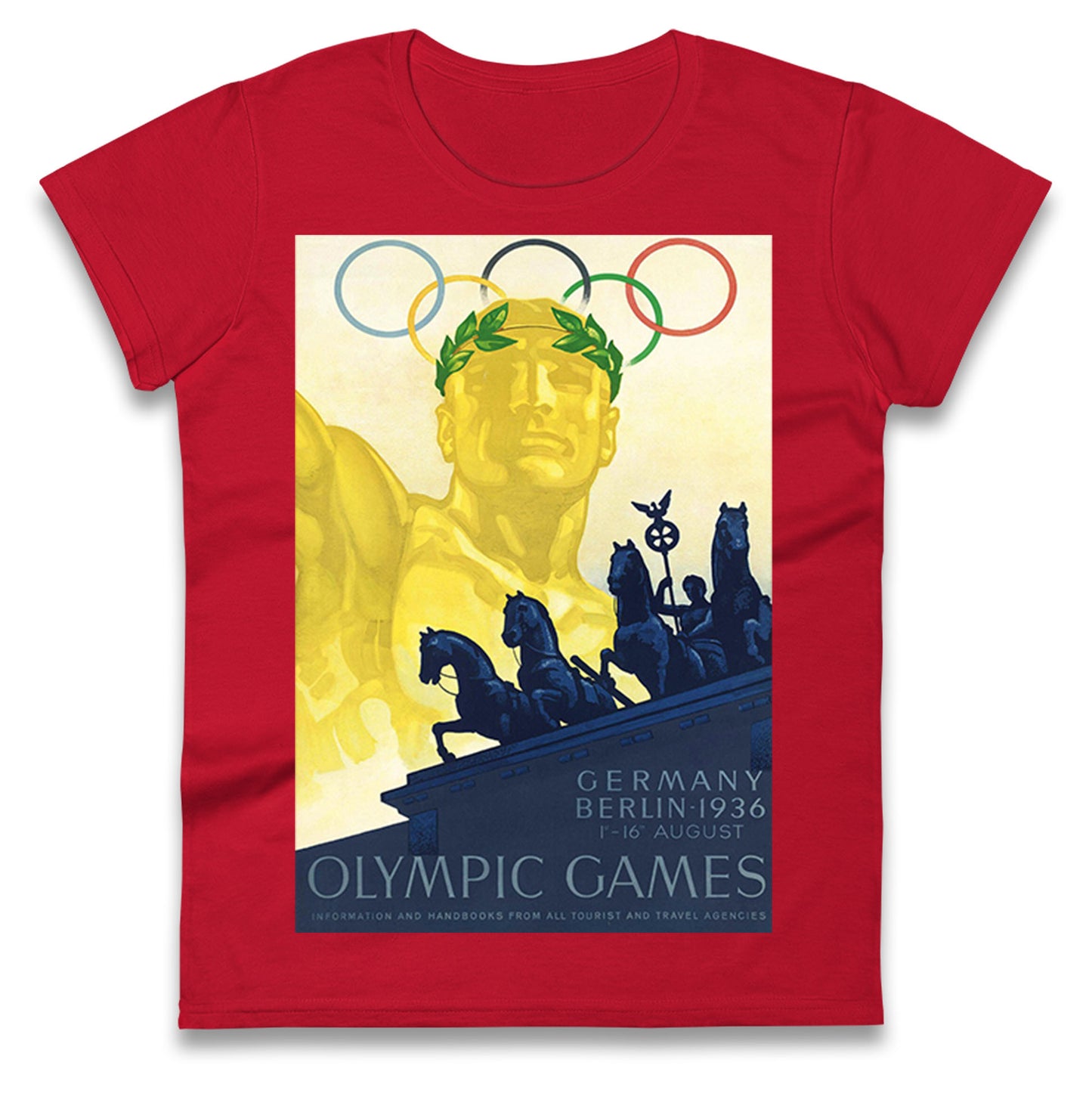1936 Olympic Ladies T Shirt