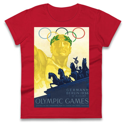 1936 Olympic Ladies T Shirt