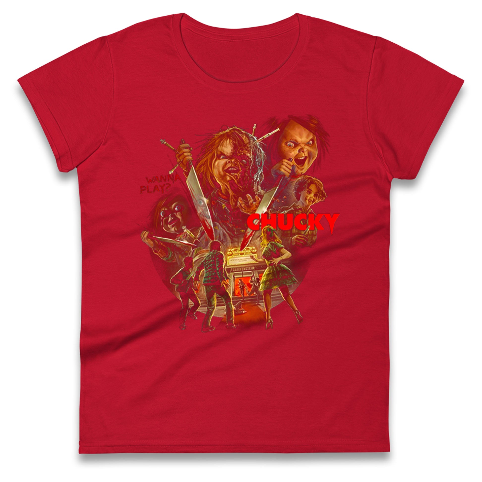 Chucky Ladies T Shirt 