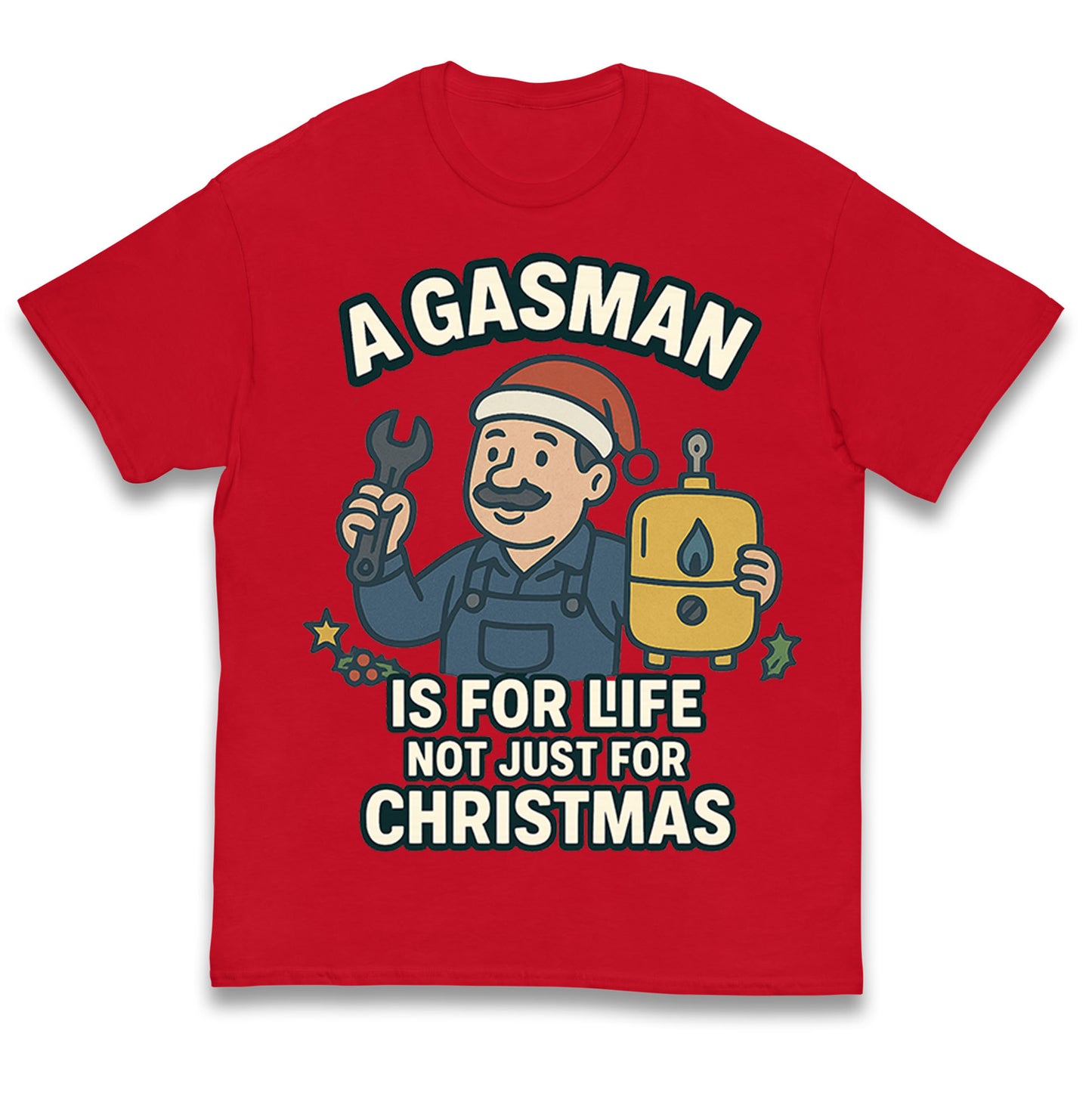 Gasman Christmas Kids T Shirt