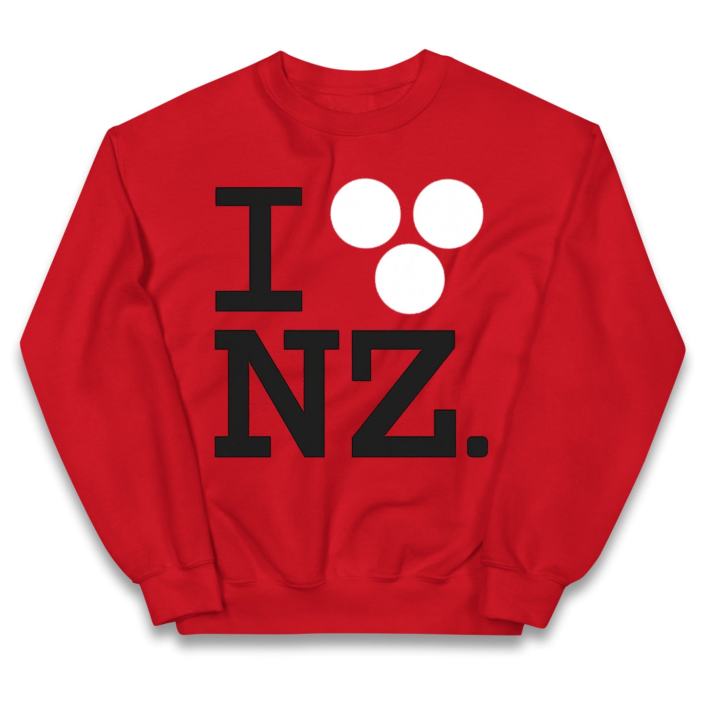 I Love NZ Orlando Bloom Huffer Kids Jumper