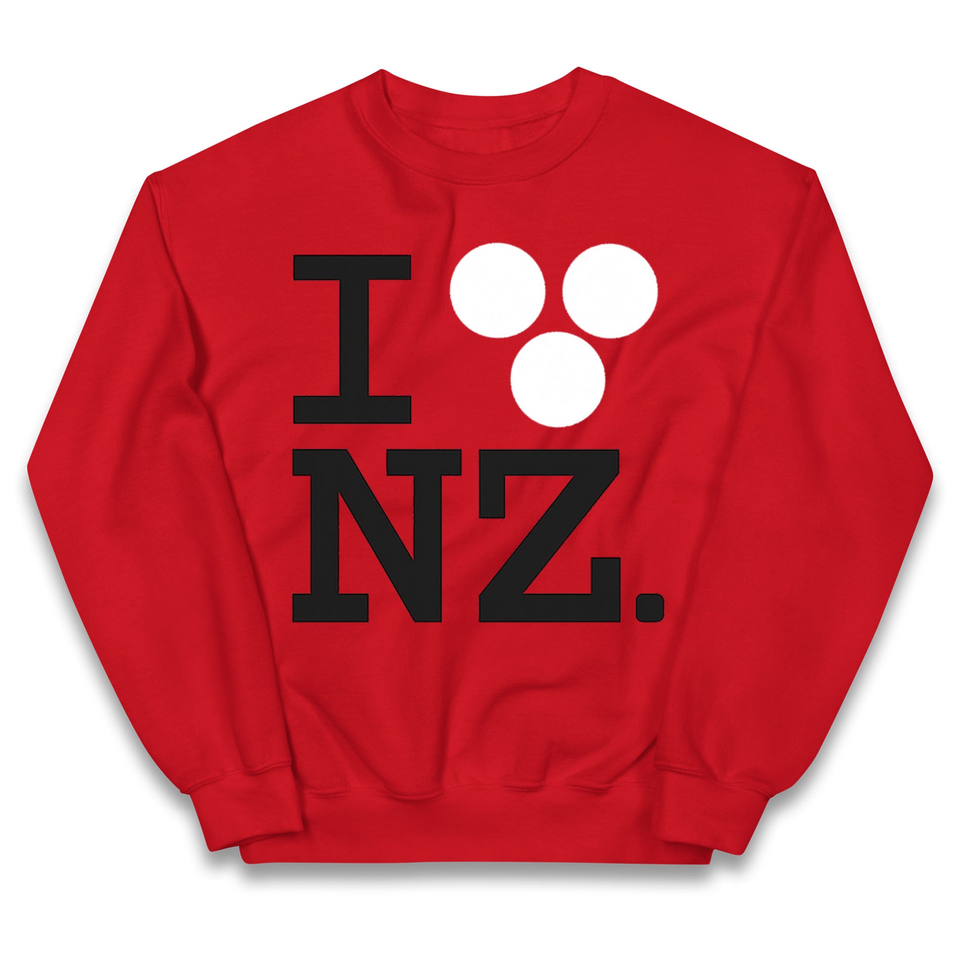 I Love NZ Orlando Bloom Huffer Kids Jumper