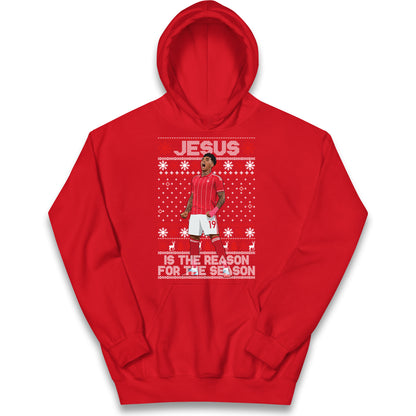 Nottm Forest FC Christmas Kids Hoodie