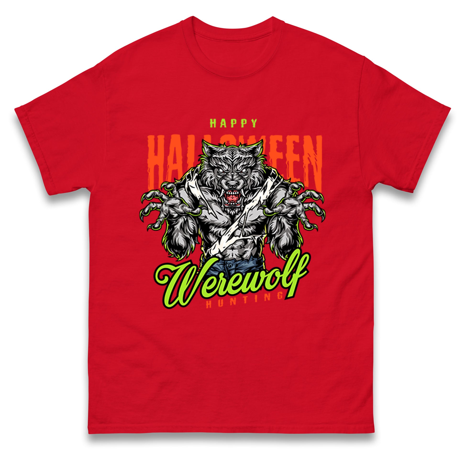 Halloween Werewolf T Shirt