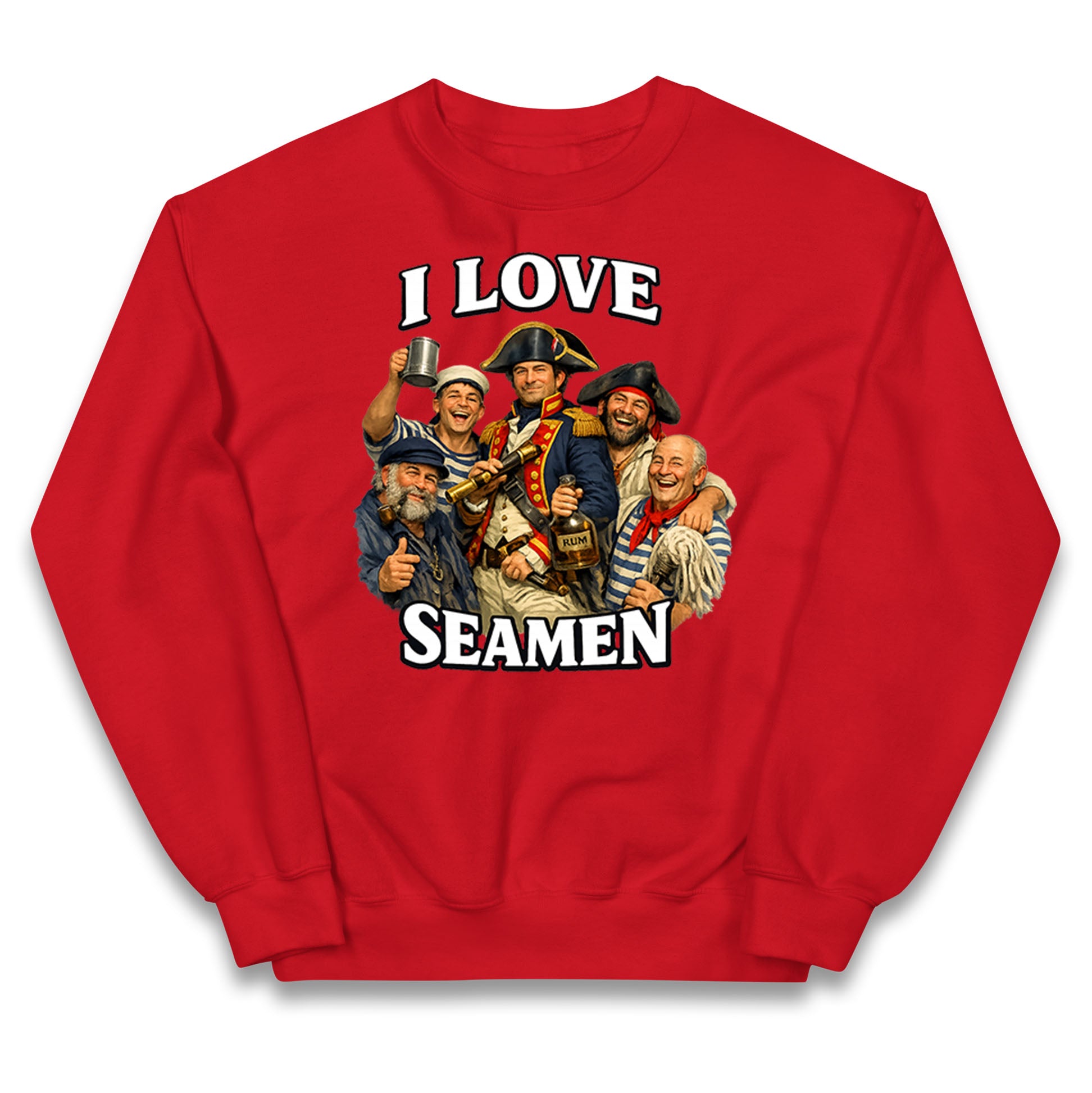 I Love Seamen Funny Cringe Meme Offensive  Kids Jumper