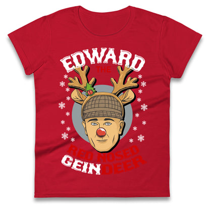 Ed Gein Reindeer Ladies T Shirt