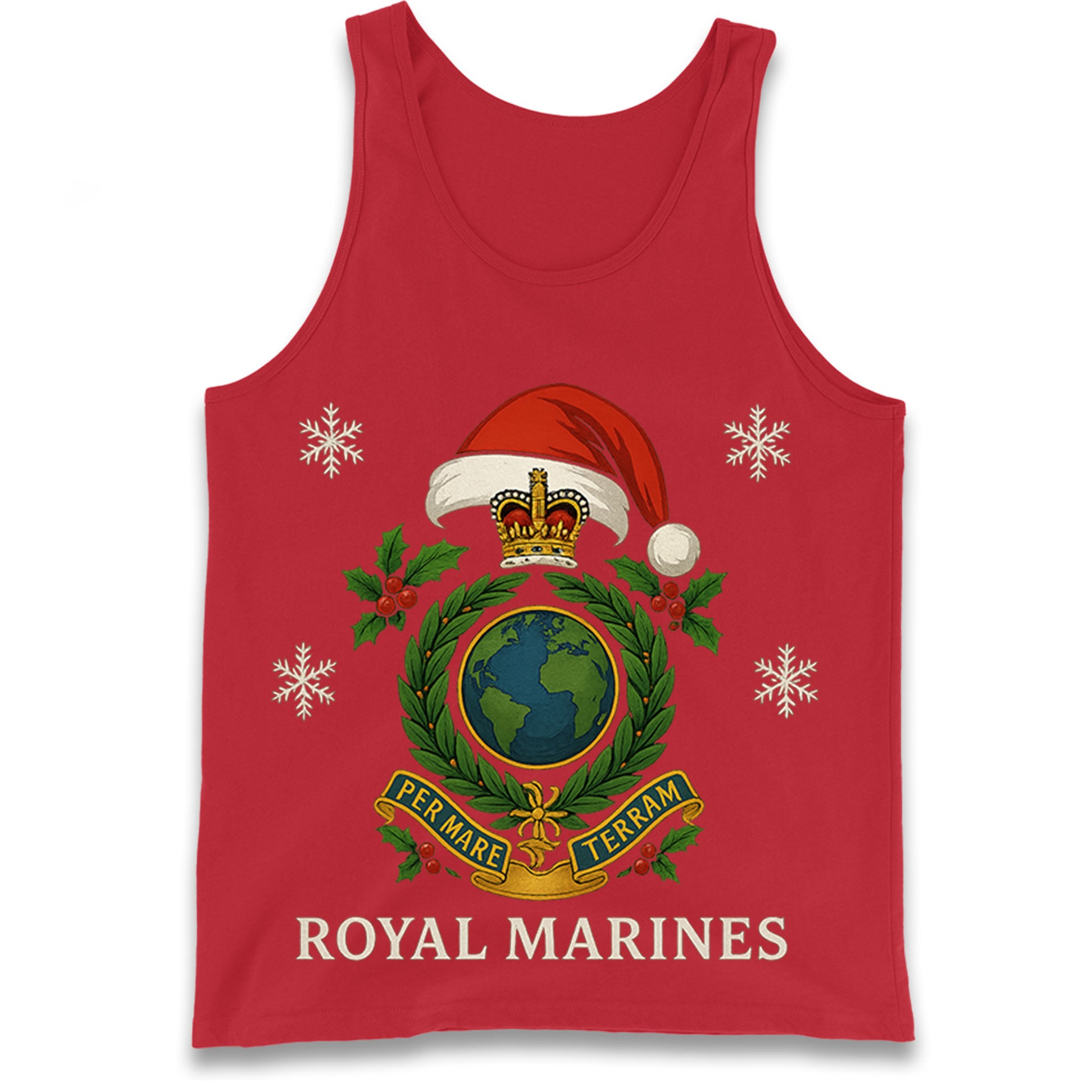 Royal Marines Christmas Tank Top