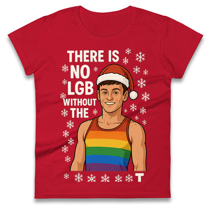 Tom Daley Christmas Ladies T Shirt