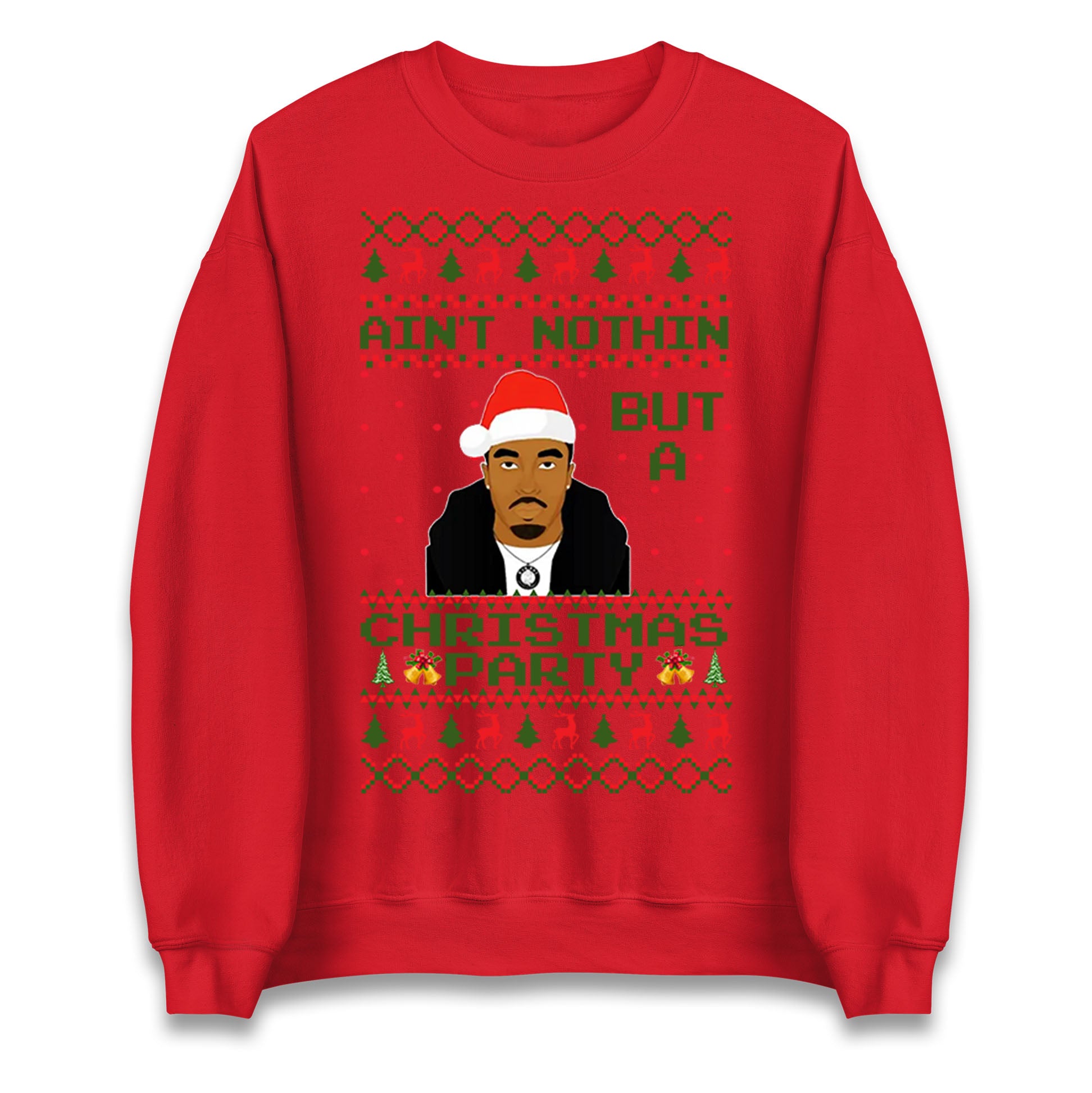 tupac shakur christmas sweatshirt