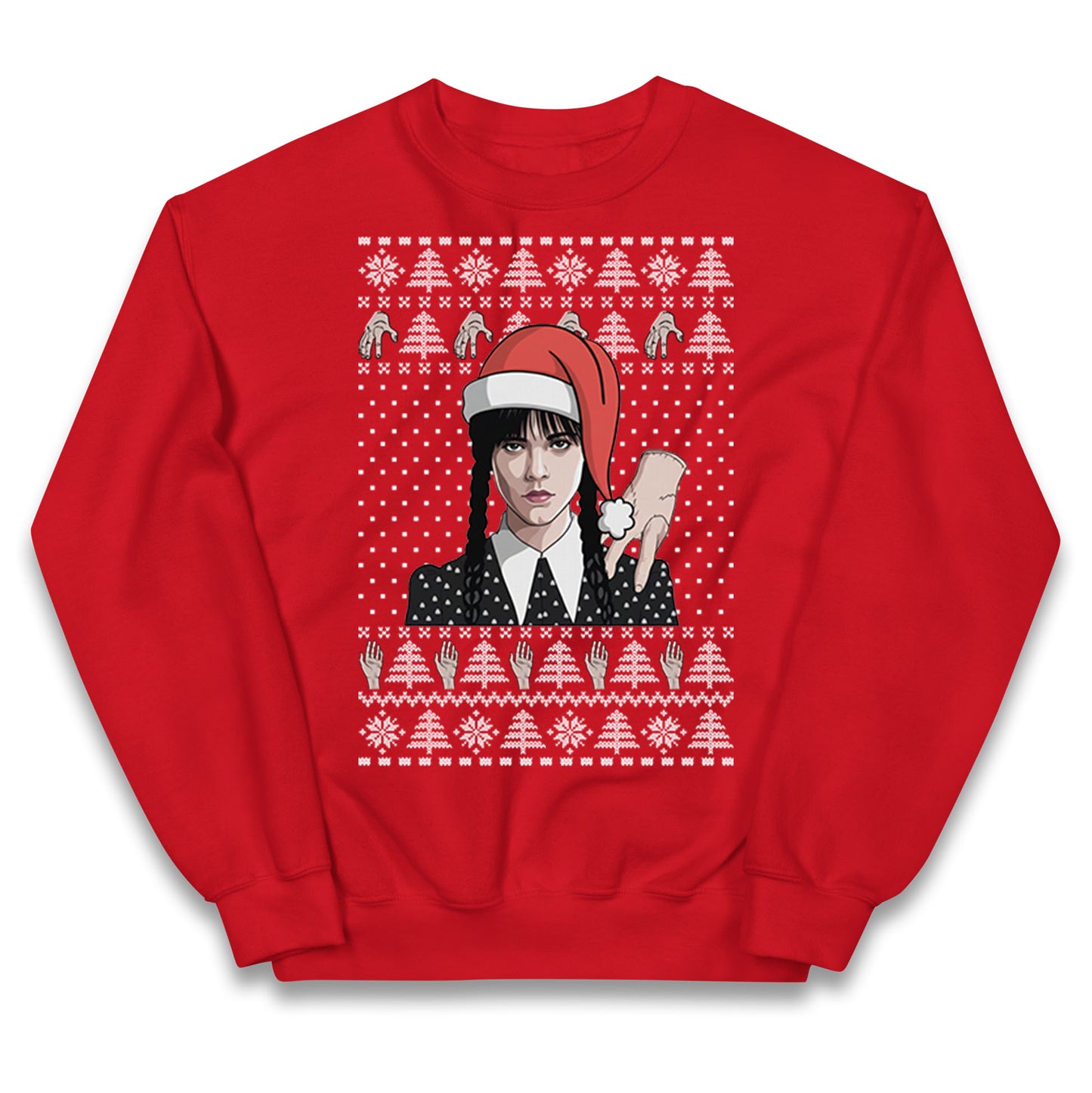 Wedensday Christmas Kids Jumper