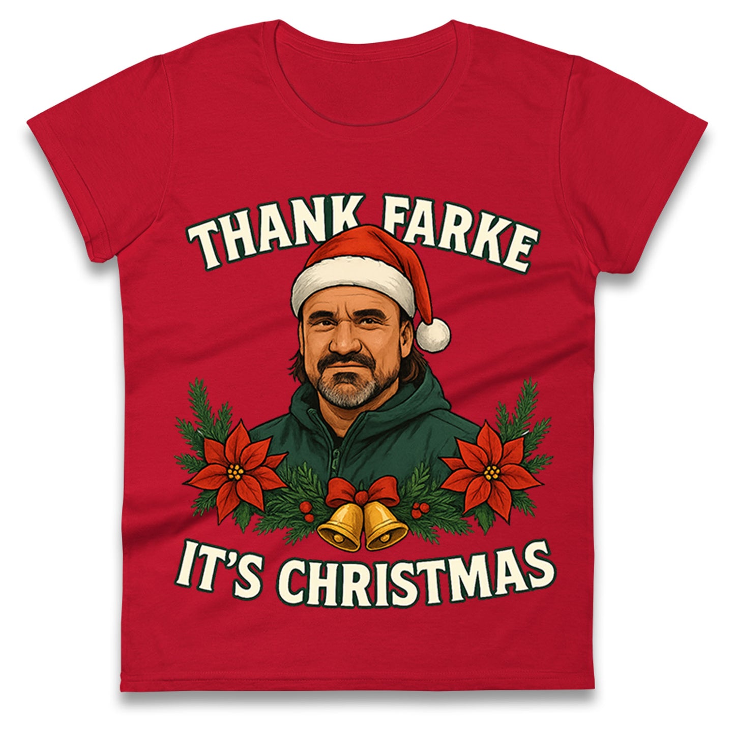 Leeds Utd Christmas Ladies T Shirt