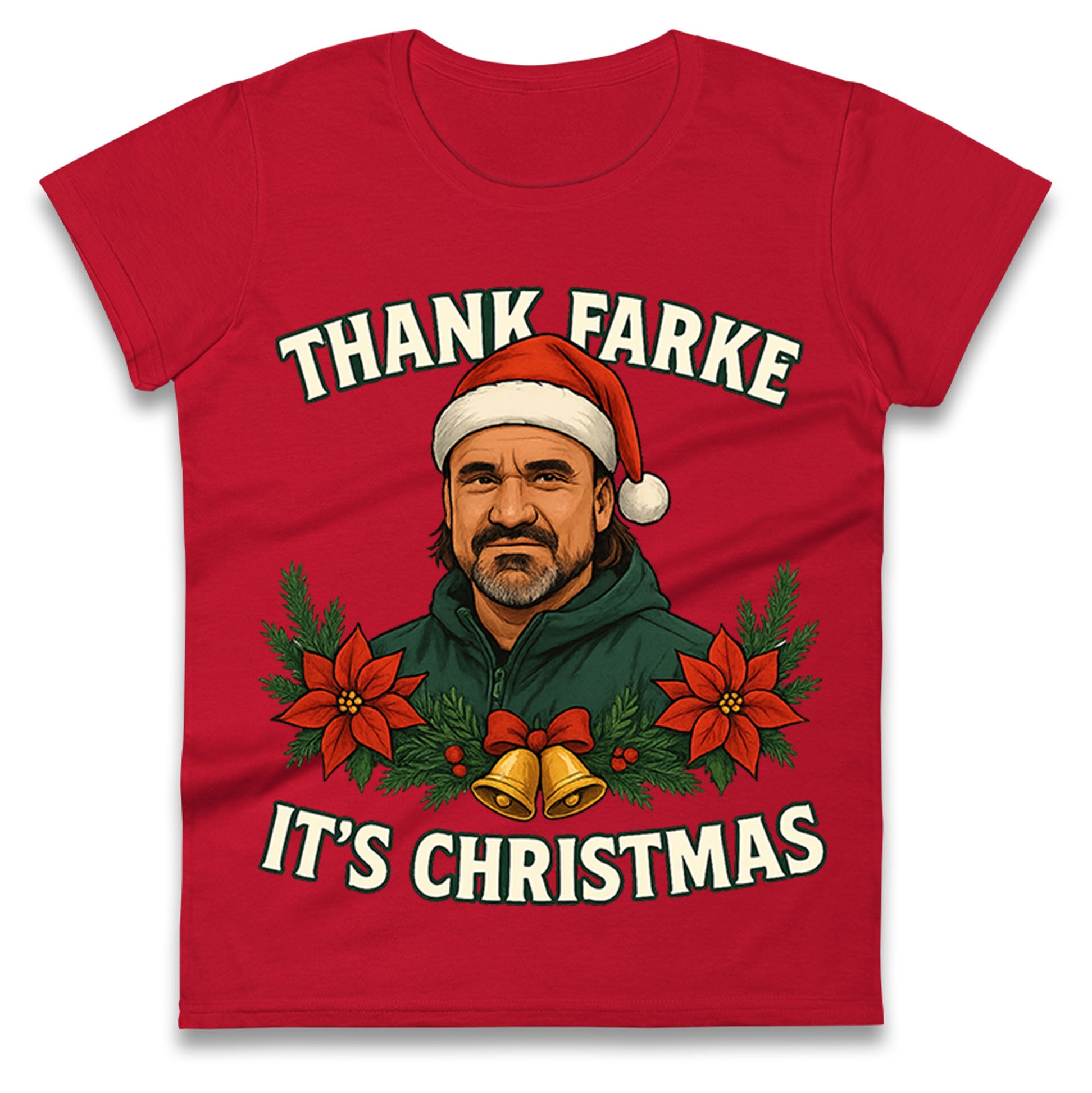 Leeds Utd Christmas Ladies T Shirt