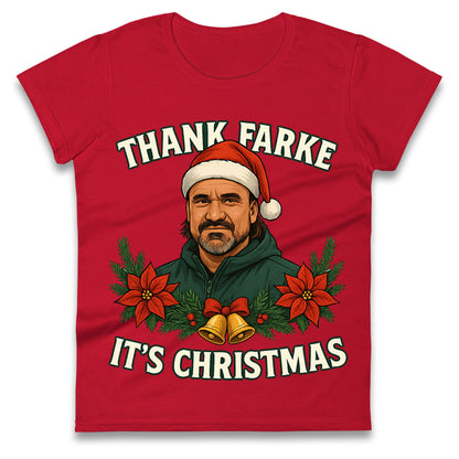 Leeds Utd Christmas Ladies T Shirt