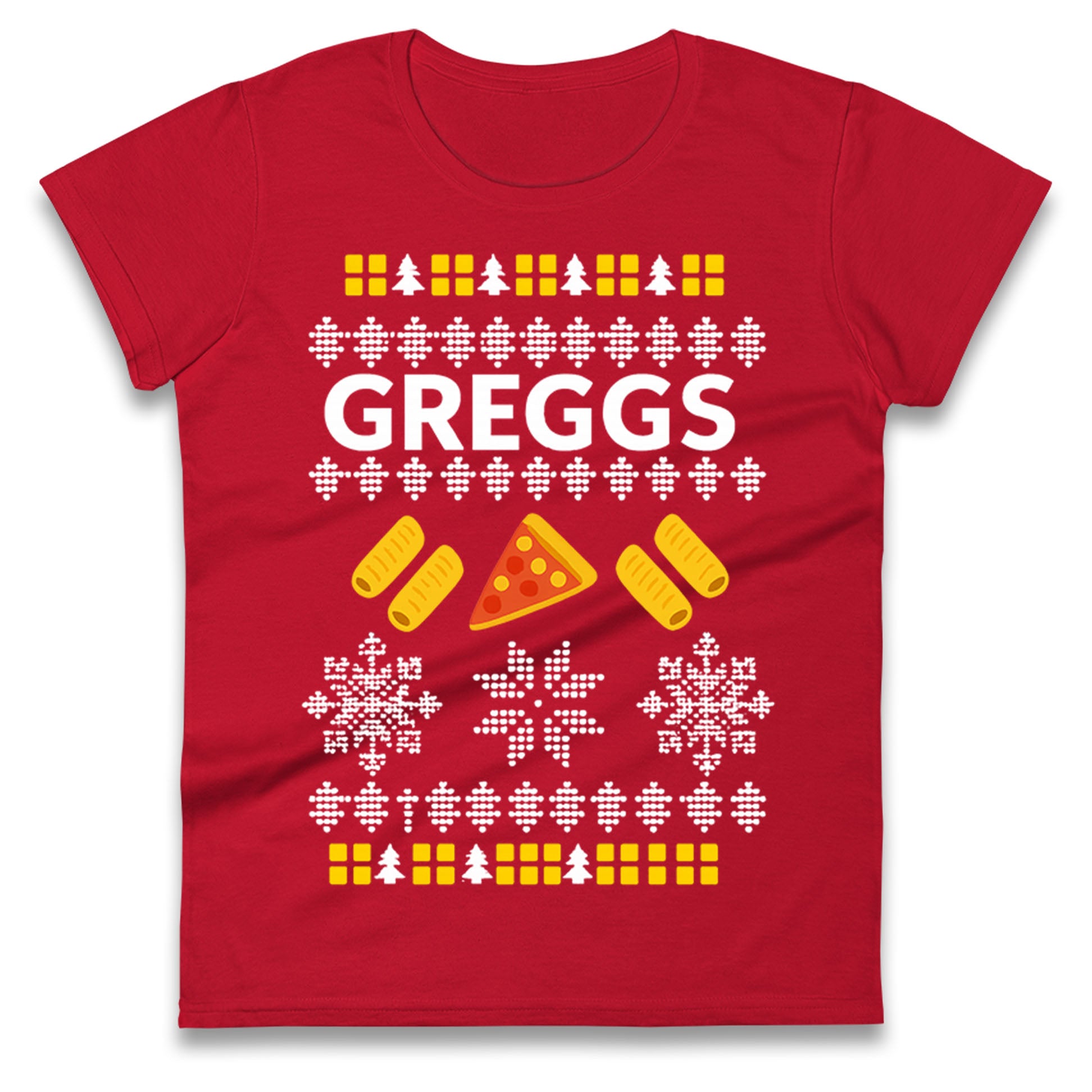 Greggs Christmas Ladies T Shirt