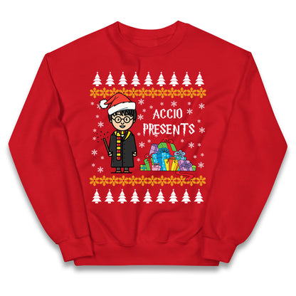 harry potter accio presents jumper