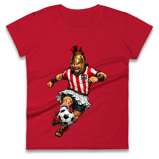 Retro Exeter City Football Ladies T Shirt