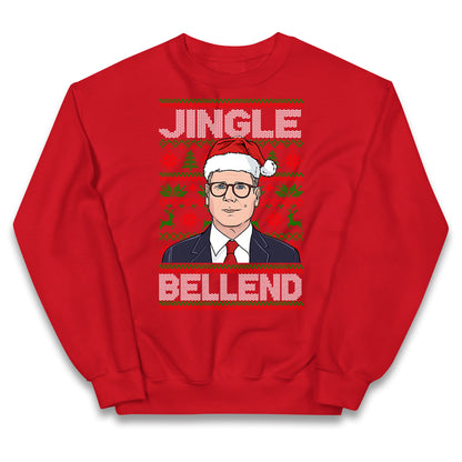 Keir Starmer Jingle Bell End Christmas Kids Jumper
