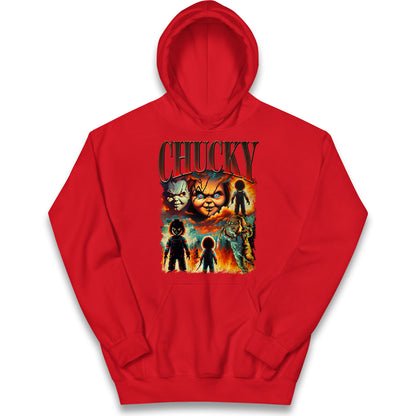 Chucky Doll Halloween Bootleg Kids Hoodie