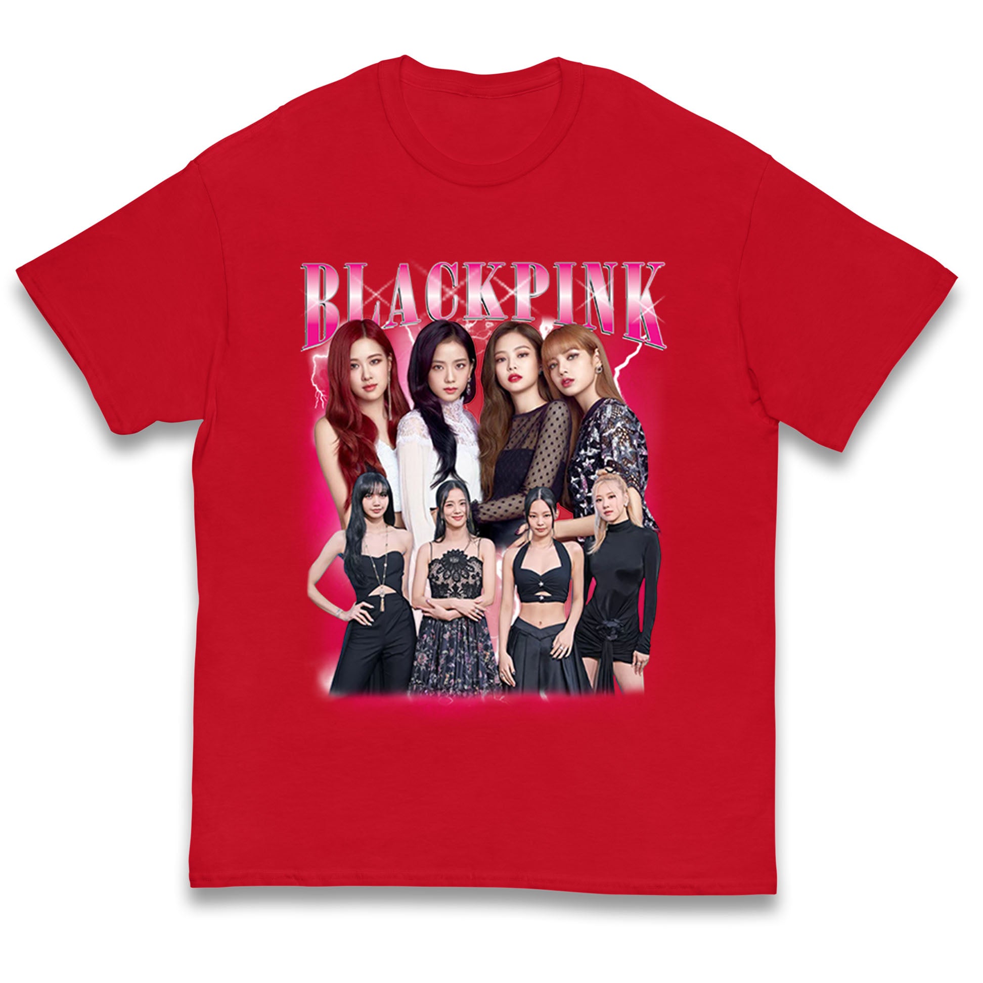 Black Pink Kids T Shirt