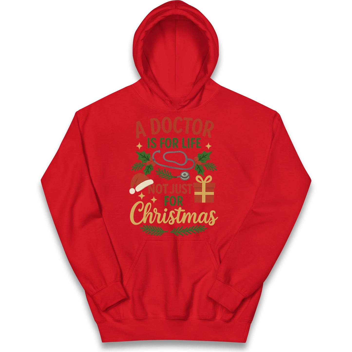 Doctor Christmas Kids Hoodie
