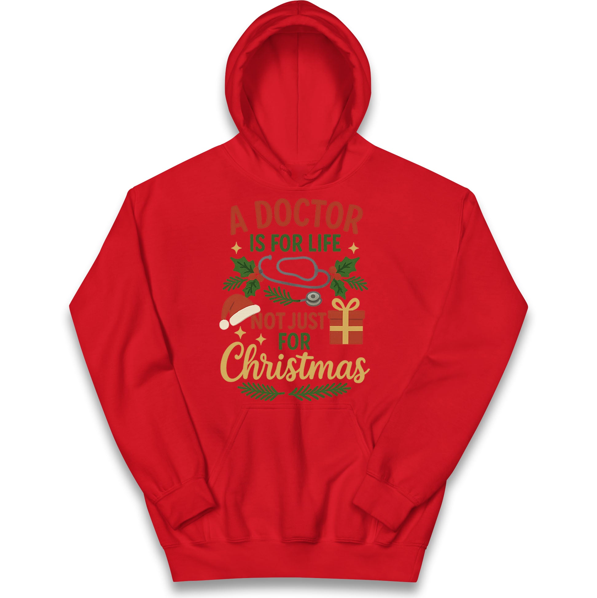 Doctor Christmas Kids Hoodie