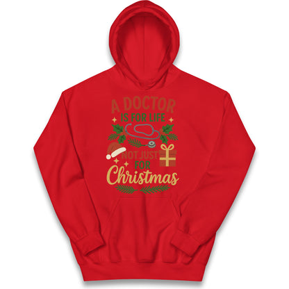 Doctor Christmas Kids Hoodie
