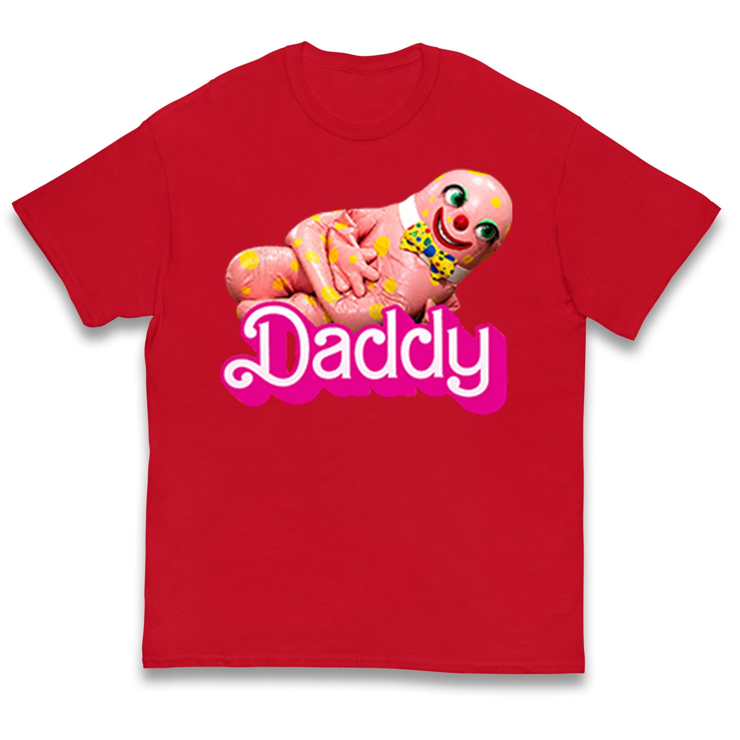 Funny Mr Blobby Daddy 90s Retro Kids T Shirt