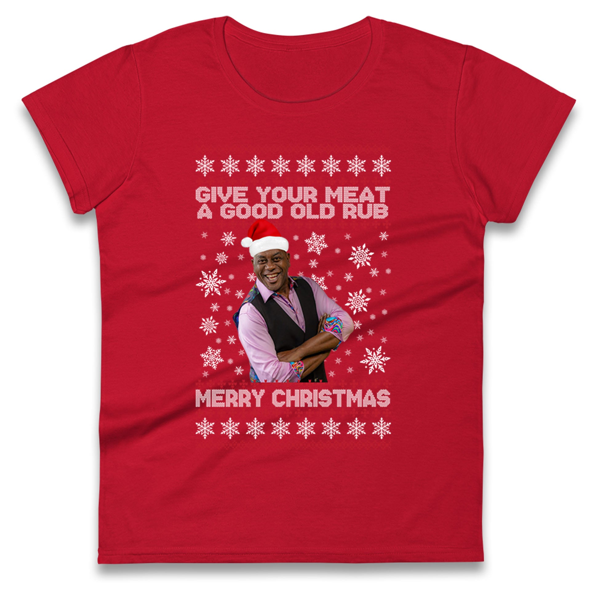 Ainsley Harriot Christmas Ladies T Shirt