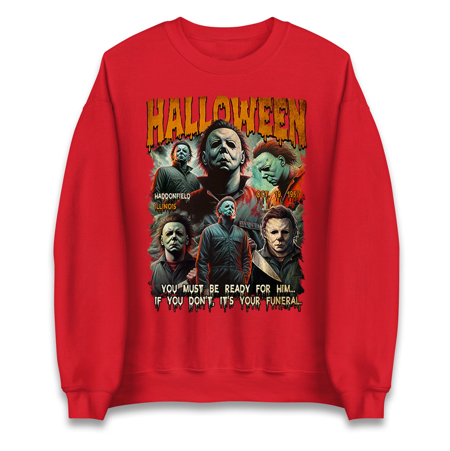 Michael Myers Scary Halloween Bootleg Unisex Sweatshirt