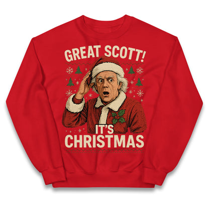 Back to the Future Doc Brown Kids Jumper 