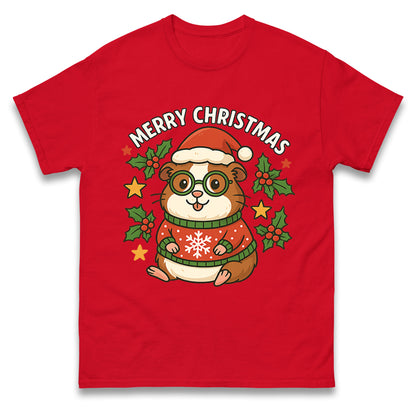 Guinea Pig Christmas T Shirt
