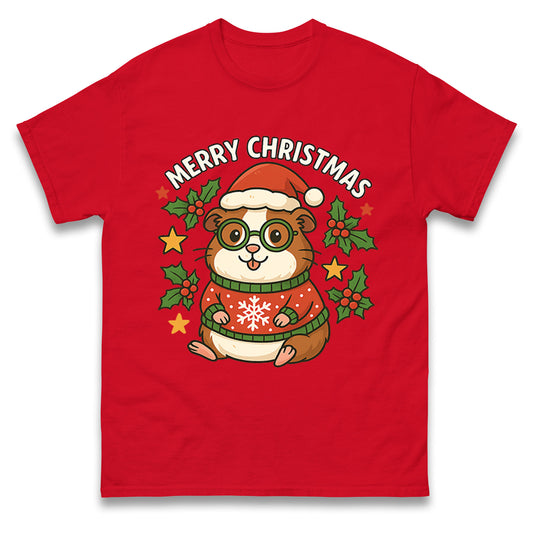 Guinea Pig Christmas T Shirt