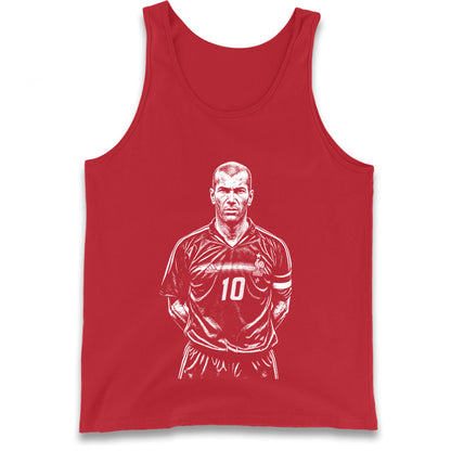 Zidane France 10 Tank Top