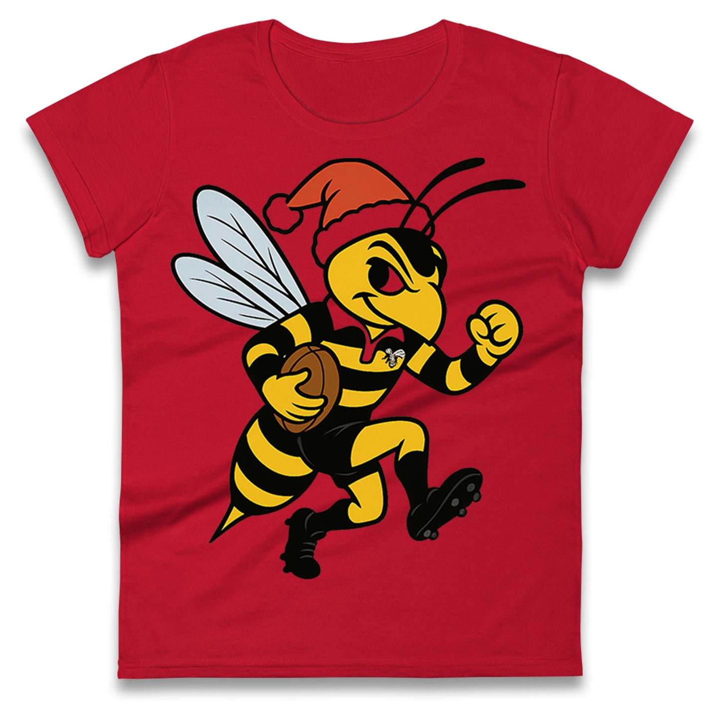 Retro Wasps Christmas Ladies Shirt