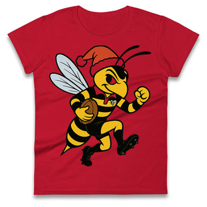 Retro Wasps Christmas Ladies Shirt