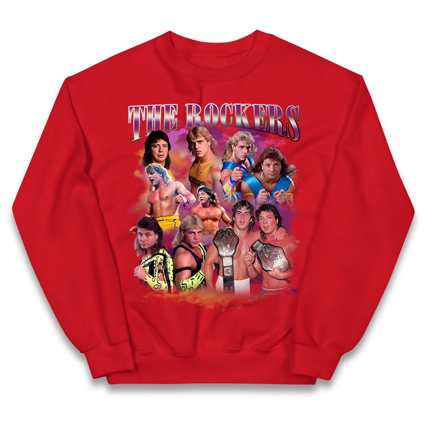 Retro The Rockers Bootleg Wrestling Kids Jumper