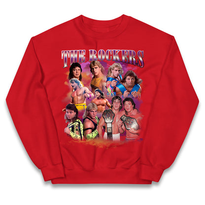Retro The Rockers Bootleg Wrestling Kids Jumper