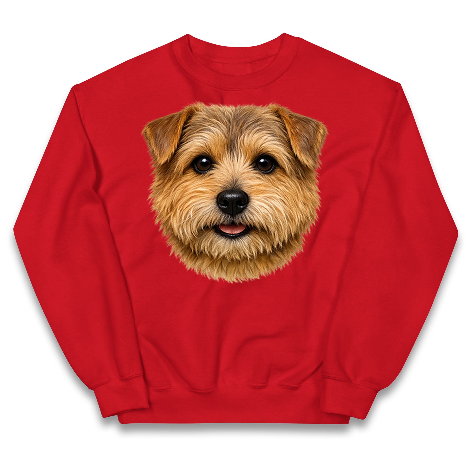 Norfolk Terrier Dog Face Kids Hoodie