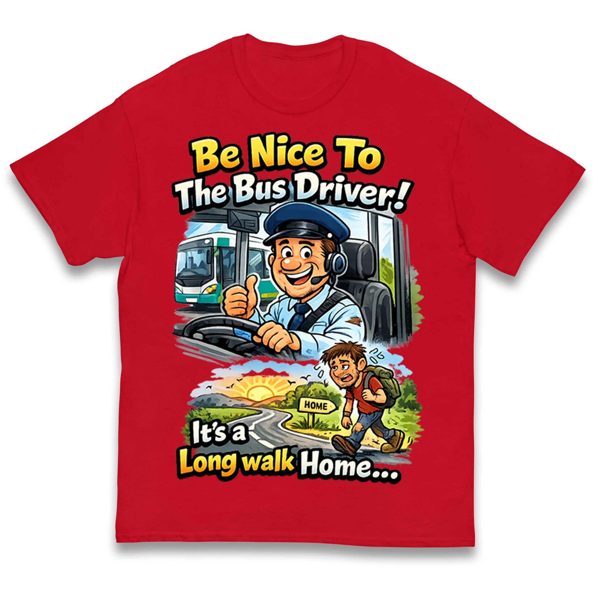 Bus Driver Kids T Shirt
