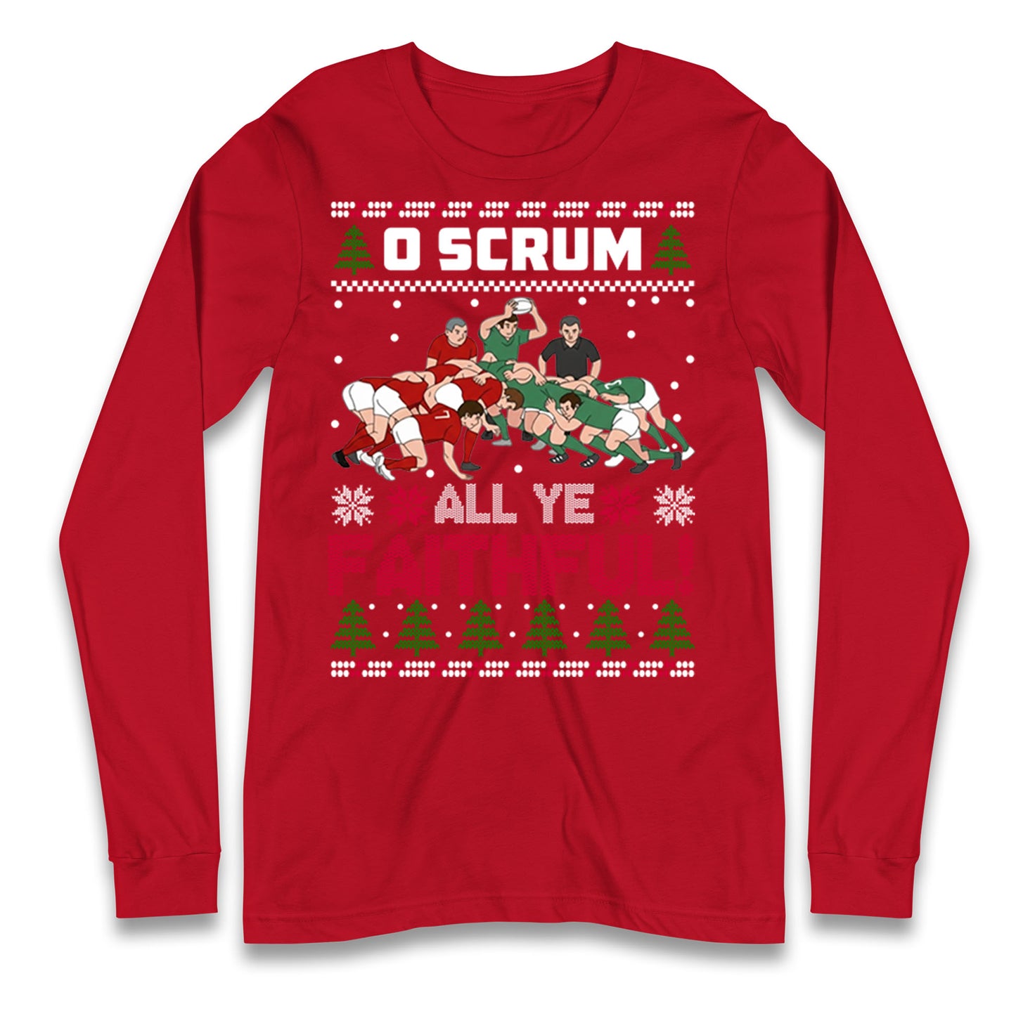 O Come All ye Faithfull Longsleeve T Shirt 