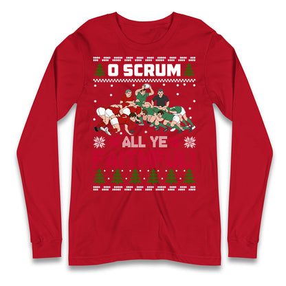 O Come All ye Faithfull Longsleeve T Shirt 