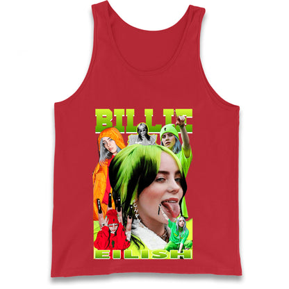 Billie Eilish Green Tank Top