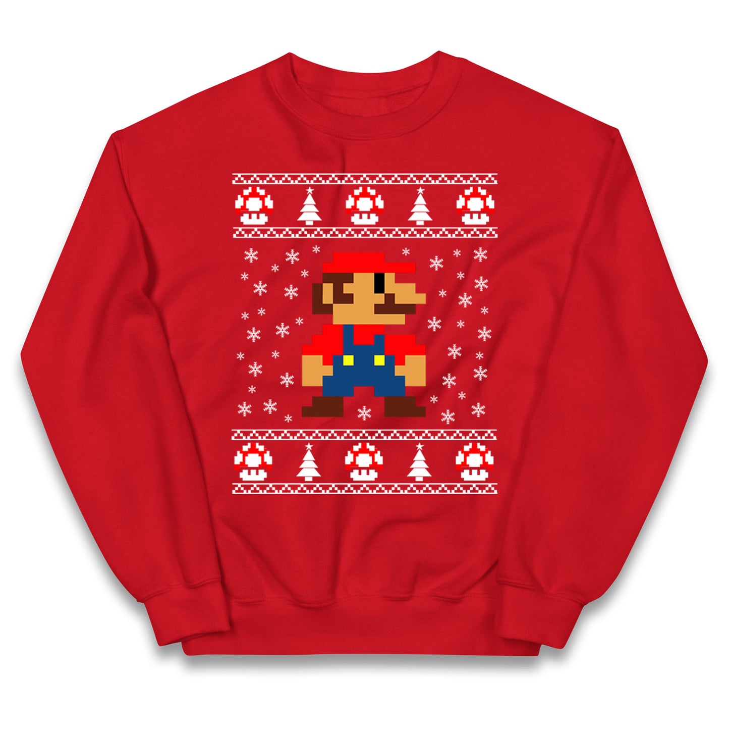 super mario christmas jumper