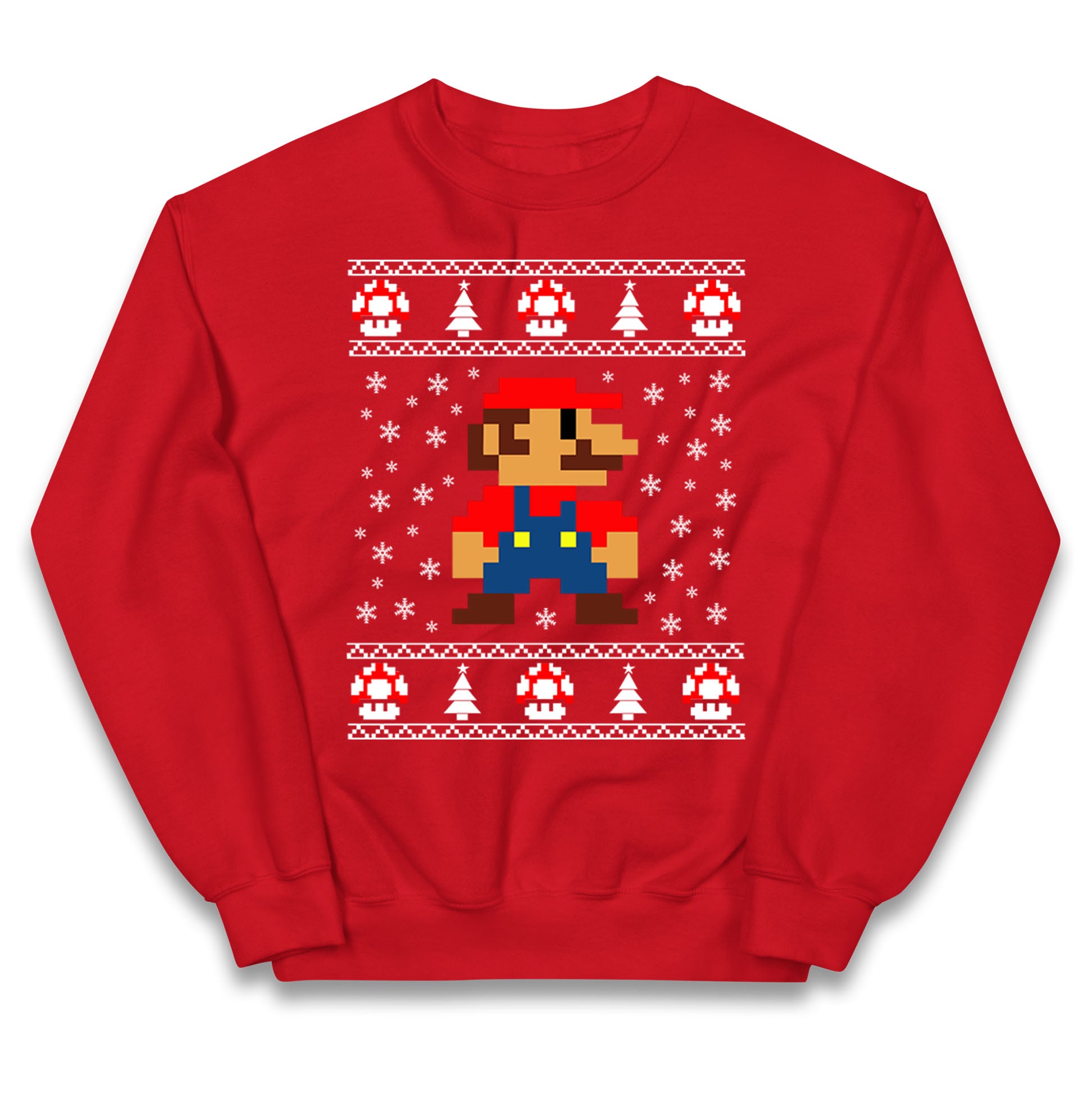 super mario christmas jumper