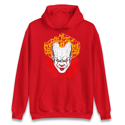 Pennywise Scary Clown Halloween Hoodie
