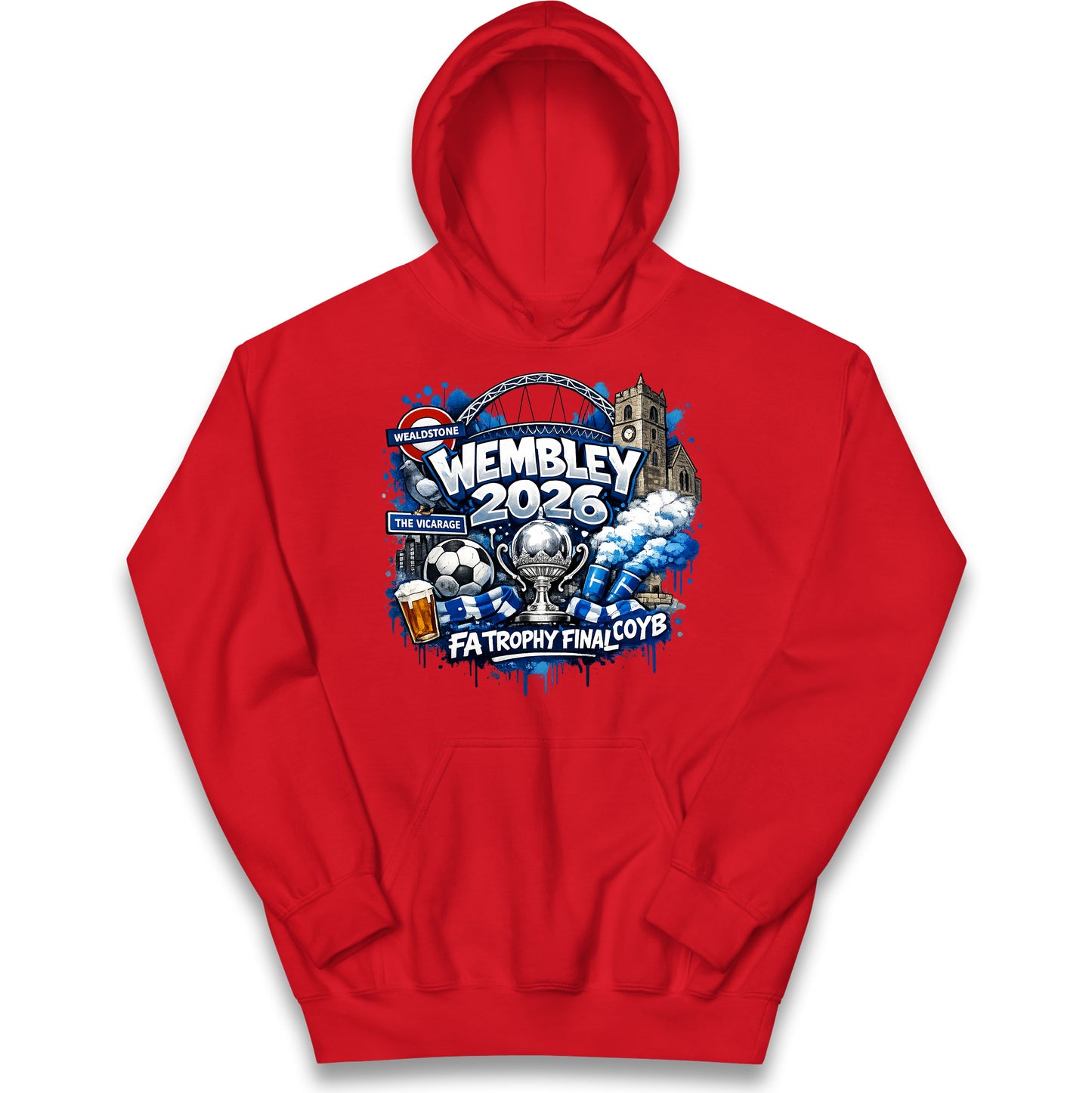 Wealdstone FA Trophy Final Wembley 2026 | Buy FA Trophy Wear Kids Hoodie 