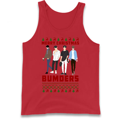 Merry Christmas Bumders The Inbetweeners Tank Top